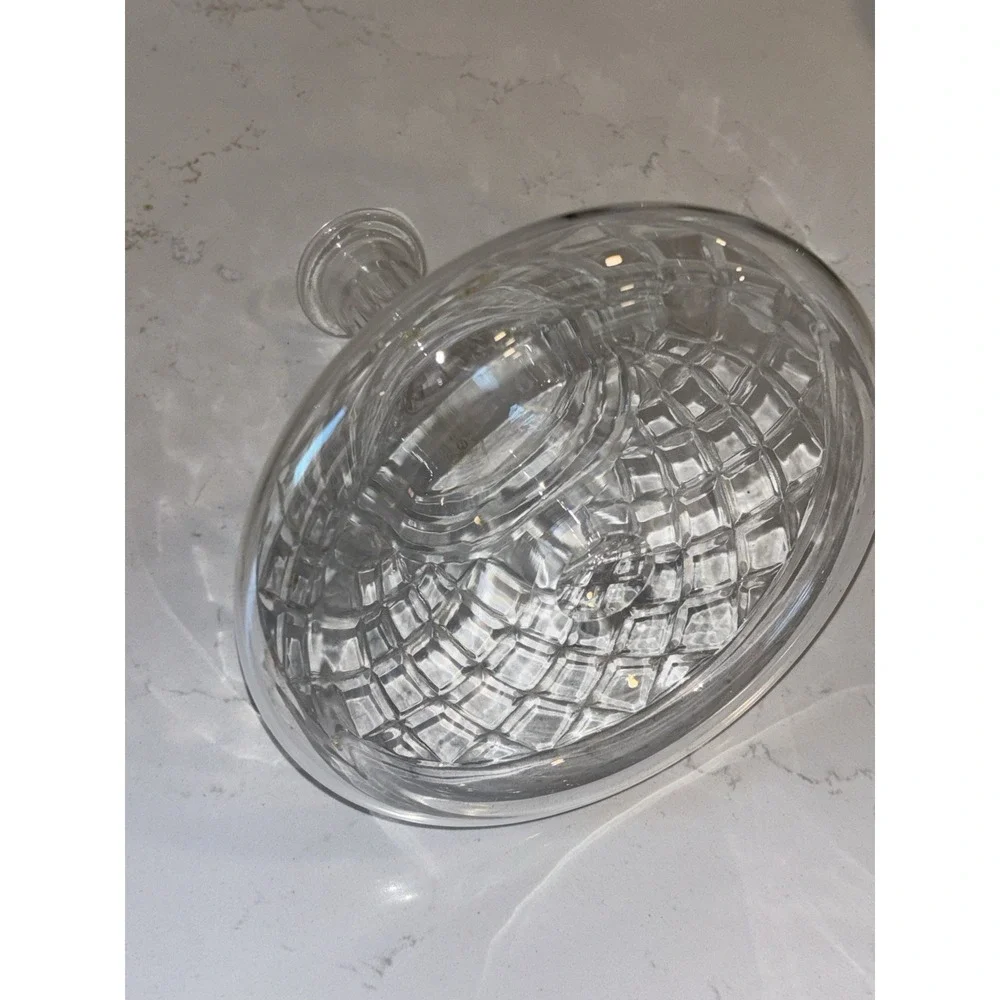 Rogaska Crystal Queen Ships Decanter w/Stopper Yugoslavia 26% Pb0 10 1/8